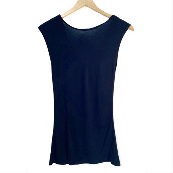 INC International Concepts Black Sleeveless Embellished Tunic Top, Size XS - Picture 2 of 9